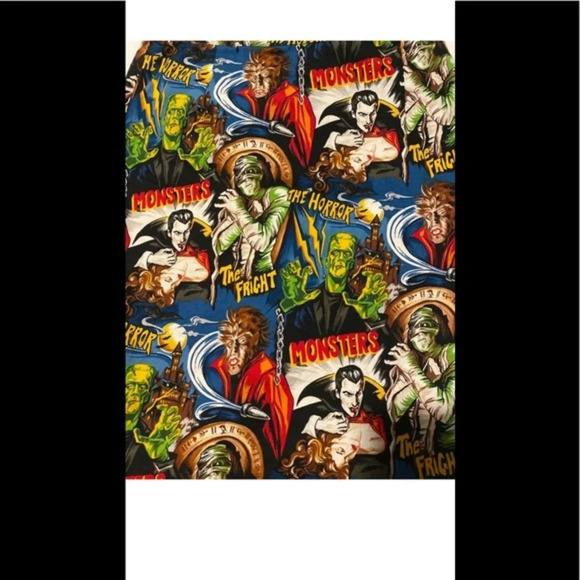 Classic Horror Monsters Pencil Skirt, Pinup, Small - Picture 4 of 8